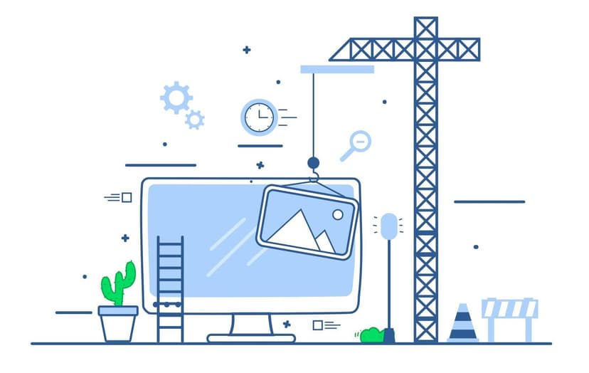 Under construction illustration