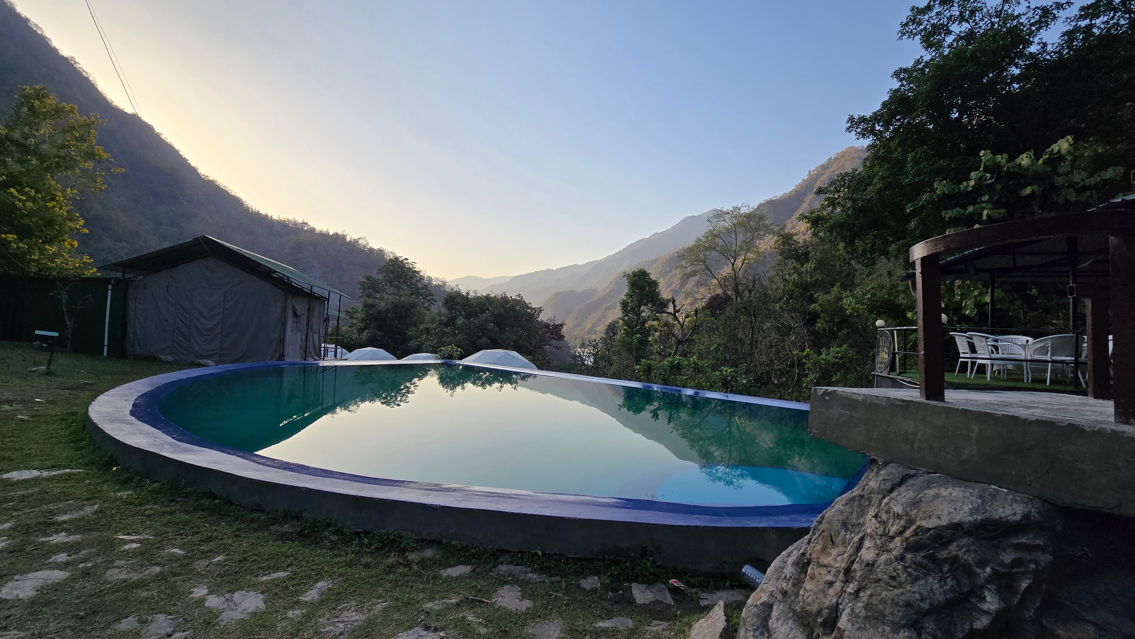 Rafting safety demonstration