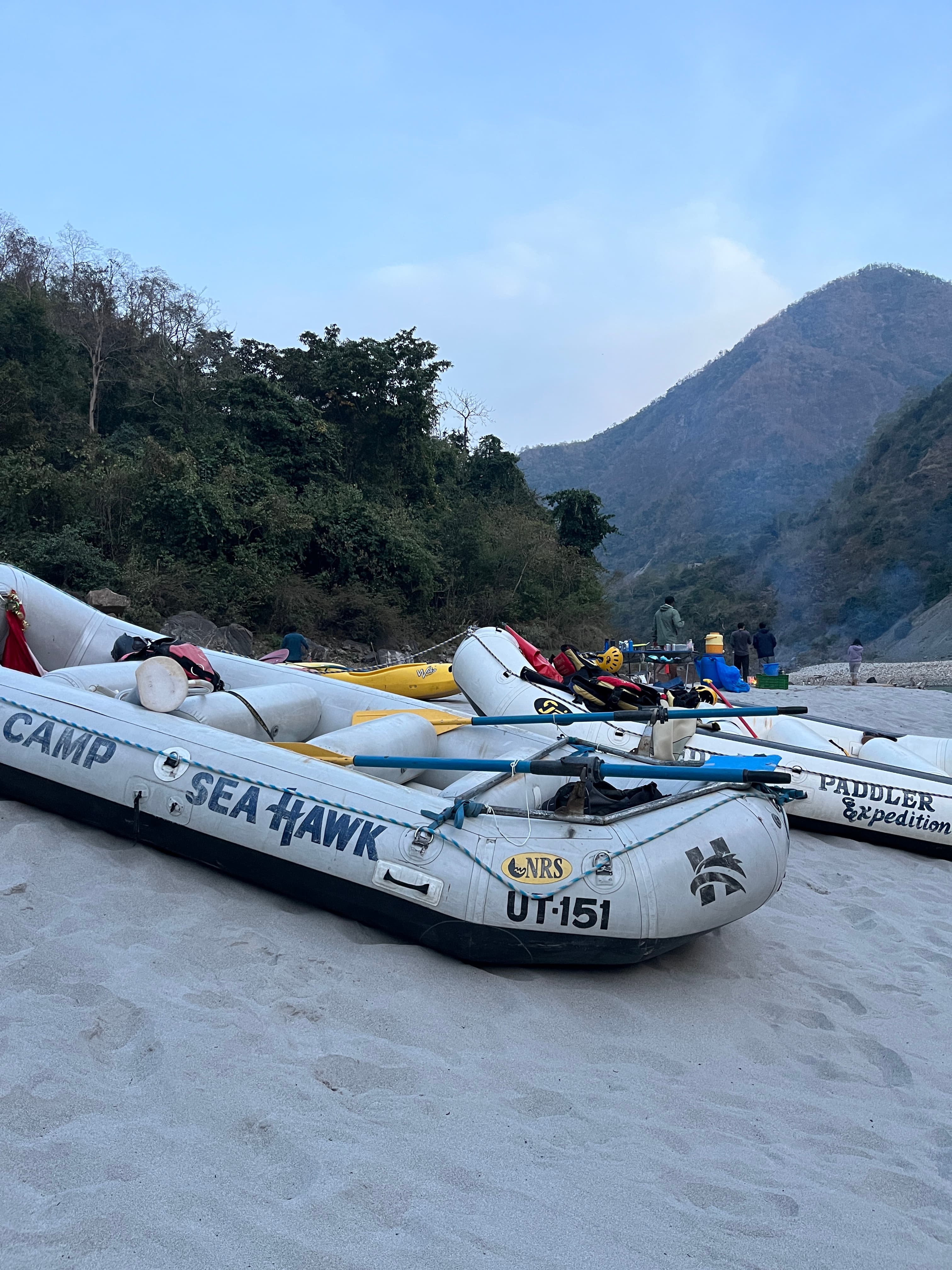 Rafting group photo